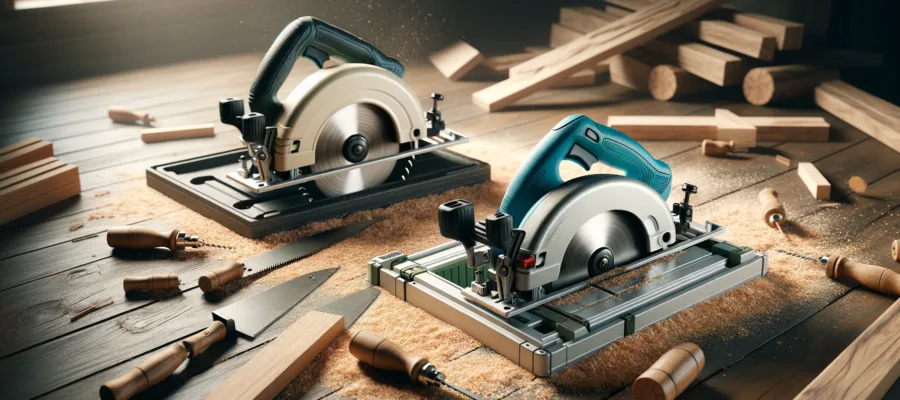 Handgefuehrte vs. Tisch-Kreissaege: Welche Kreissaege passt zu deinem Projekt?