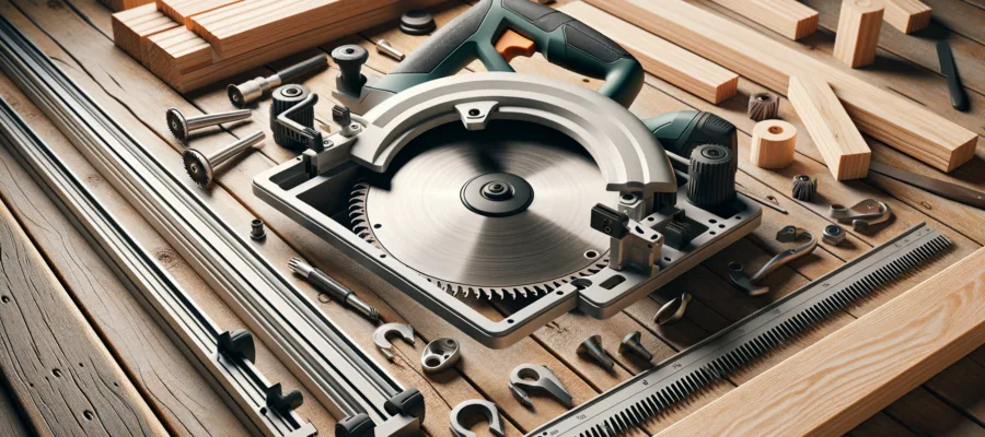 Kreissaege-Zubehoer kaufen: Saegeblaetter, Fuehrungsschienen und Ersatzteile