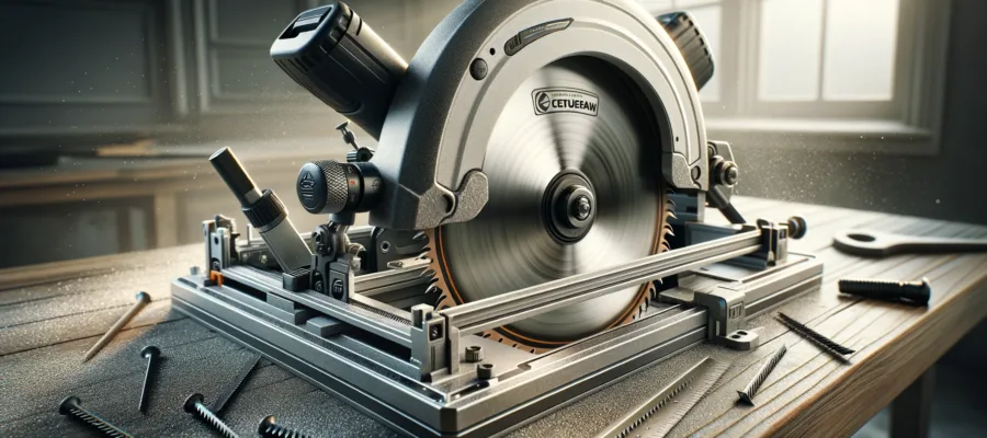 Kreissaege einstellen und justieren: Parallelanschlag, Schnitttiefe und Winkeleinstellung