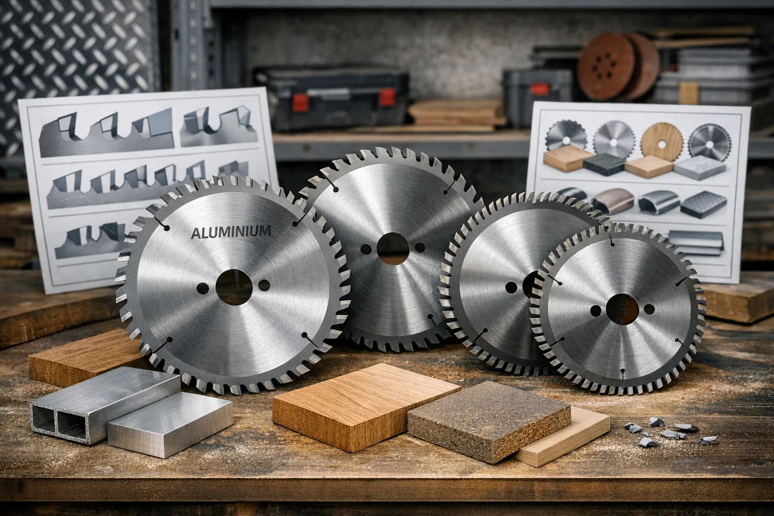Kreissaegeblatt-Guide: Auswahl, Zahngeometrie und Blatttypen fuer jeden Werkstoff