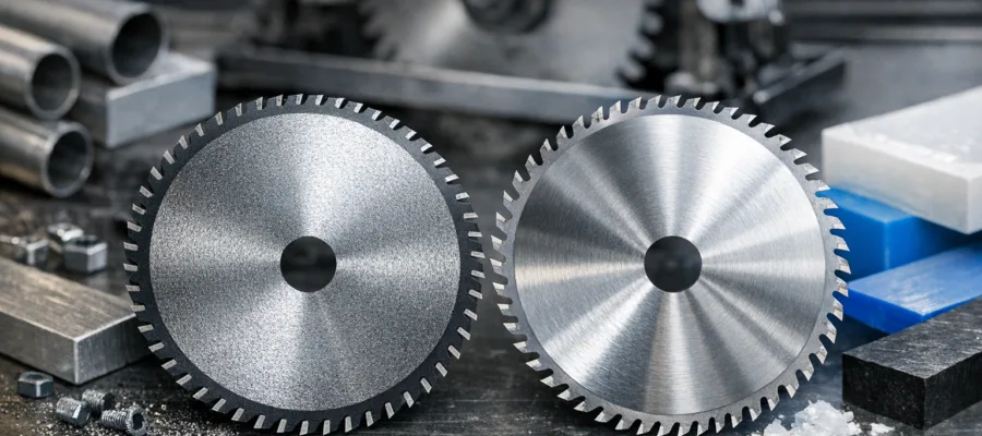 Kreissaegeblatt fuer Metall und Kunststoff: geeignete Typen und Einsatzbereiche