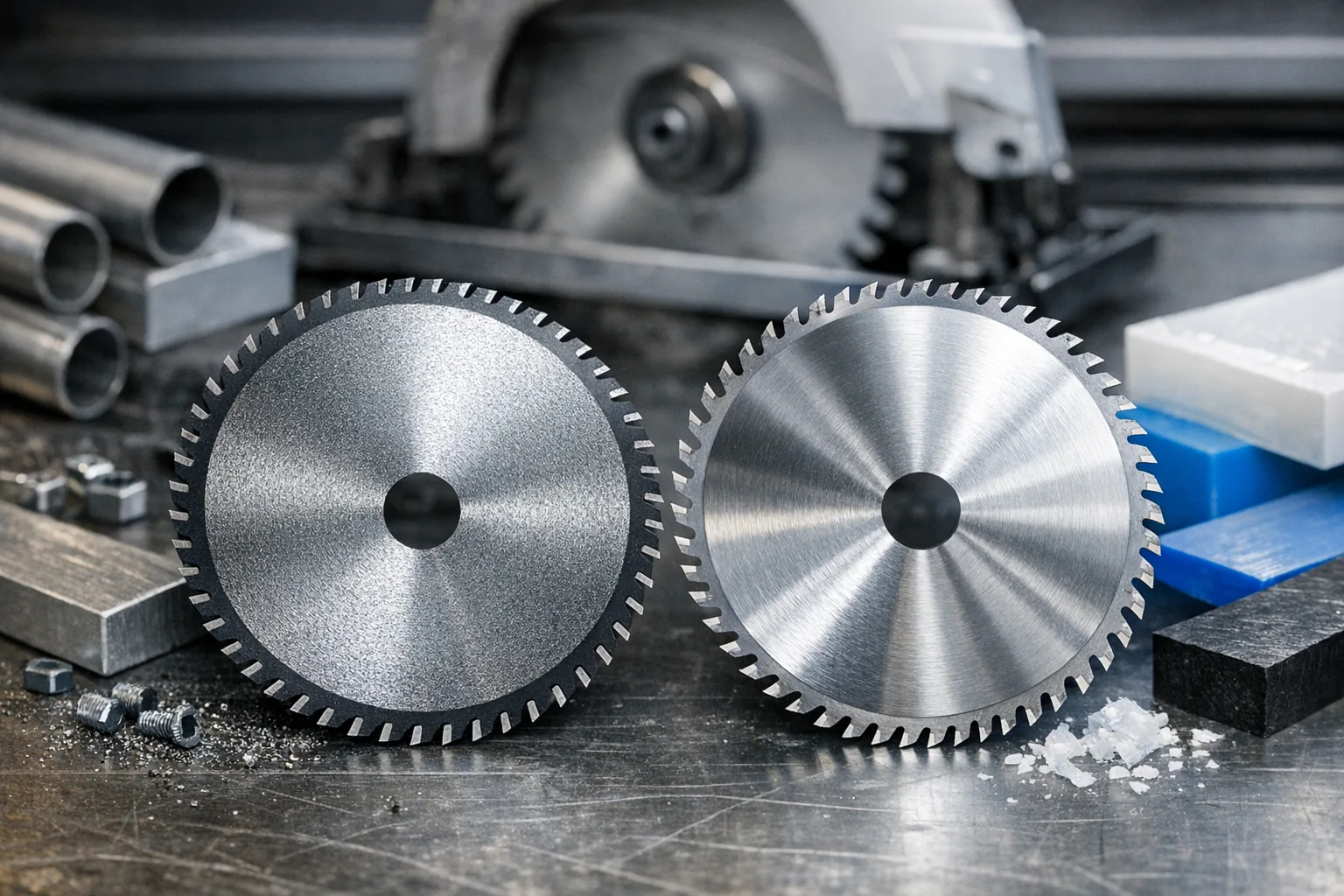 Kreissaegeblatt fuer Metall und Kunststoff: geeignete Typen und Einsatzbereiche